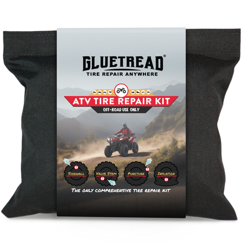 GlueTread ATV Pro Tire Repair Kit GTVA034A for professional ATV tire repair.