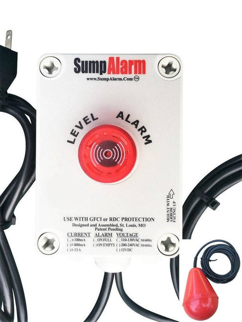 Sump Alarm 120V 33' SludgeBoss High Water Alarm (SA-120V-1L-33SB) by JB Tools