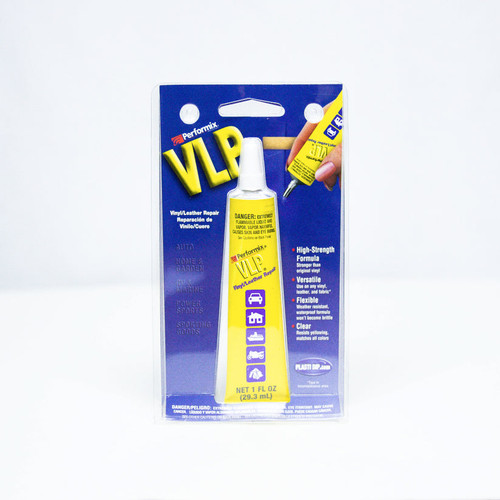 A clear Plasti Dip VLP in a 1oz bottle, suitable for enhancing and protecting surfaces.