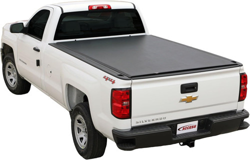 The Access 92339 Tonneau Cover is a sleek, low-profile roll-up truck bed cover designed for durability, security, and fuel efficiency. Sitting just 1/2 inch above the truck bed, it enhances aerodynamics and provides up to 10% fuel savings. The XT-DIAL Tension Adjuster ensures a secure fit, while the ELEMENT SEAL Gasket protects against weather. With an easy, no-drill installation and a hook-and-loop sealing system, this tonneau cover offers quick access to your cargo. Compatible with Ford, Chevy, GMC, Dodge, Ram, Nissan, Honda, and Toyota trucks.