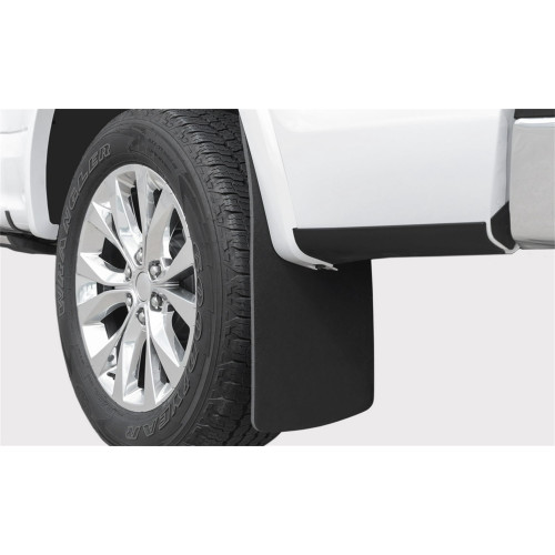 The Access E000001239 ROCKSTAR™ Mud Flap is a heavy-duty universal splash guard for pickups and SUVs. Built from extruded rubber and rust-resistant aluminum, it offers year-round protection, stays flexible in extreme cold, and resists mud and snow buildup without discoloring your vehicle. Fits front or rear (23"x12"), not for dually models.
