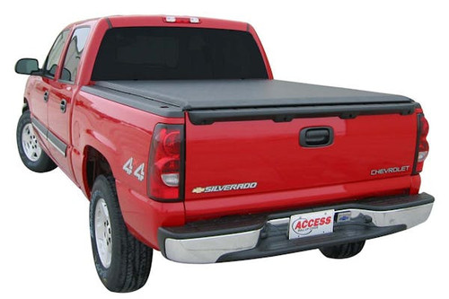 The Access 12219 Original Soft Roll-Up Tonneau Cover provides durable truck bed protection with a low-profile design. Built with a rigid aluminum frame and a premium dual-sided vinyl tarp, it shields cargo from harsh weather and debris. The ELEMENT SEAL perimeter gasket prevents moisture infiltration, while the XT-Dial tension adjusters ensure a snug fit. Featuring the AutoLatch II dual locking system and a no-drill Tight Bite clamp setup, it offers easy installation and secure closure. Nylon buckle straps keep the cover secure when rolled up. Made in the USA with a 5-year limited warranty.