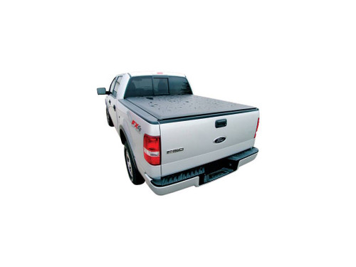 The Access 43129 Lorado Low Profile Roll-Up Tonneau Cover provides durable protection against water, snow, and dust while enhancing your truck's aerodynamics. Its sleek, low-profile design features a twist-dial release system for easy access and dual-side latching for security. The built-in tension adjuster ensures a perfect fit, while the no-drill installation makes setup hassle-free. Crafted from durable vinyl, this tonneau cover is made in the USA and backed by a limited lifetime warranty.