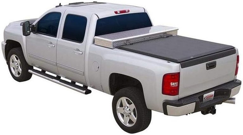 The Access 41349 Lorado Roll-up Tonneau Cover offers durable, weather-resistant protection for your truck bed while improving fuel efficiency by reducing drag. Featuring an AutoLatch system that locks automatically and 8 Tight Bite clamps for added security, it ensures maximum protection. The XT-Dial tension adjusters provide easy tension control with an oversized grip. With premium storage straps for compact storage and a lifetime warranty, this cover delivers long-lasting performance in all conditions. Ideal for those seeking reliable bed protection and enhanced fuel economy.