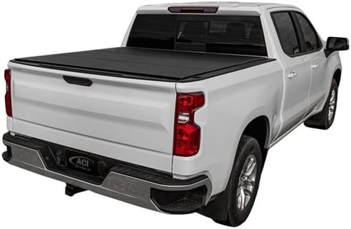 The Access B3020099 LOMAX Hard Folding Tonneau Cover features a low-profile, weathertight design that installs easily without drilling. Built to support 400 lbs, this folding truck bed cover offers security, durability, and sleek OEM-style looks.