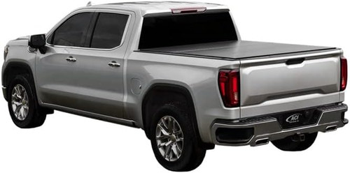 The Access B1020109 LOMAX Hard Folding Tonneau Cover features a sleek, low-profile design with a textured matte black finish, blending seamlessly with your truck's OEM bed caps. This hard folding tonneau cover holds up to 400 lbs. of evenly distributed weight, while its weathertight seal and water-resistant hinges protect your cargo from the elements. Easy to install with no drilling required, it also offers a secure locking system at ten points for peace of mind. Enhance your truck’s functionality and appearance with this durable, reliable cover.