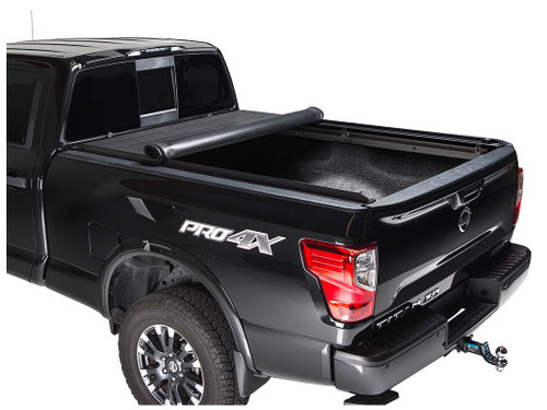 The Access 35349 LiteRider Soft Roll-Up Tonneau Cover offers durable, weather-resistant truck bed protection with a sleek, low-profile design. Made from marine-grade vinyl and a lightweight aluminum frame, it resists UV damage and harsh weather. The slide-lock latch ensures security, while buckle straps hold it open for full bed access. Hook-and-loop fasteners provide a snug fit, preventing sagging. Installation is quick with a no-drill system. Manufactured in the USA, this tonneau cover enhances both style and functionality, backed by a limited 3-year warranty.