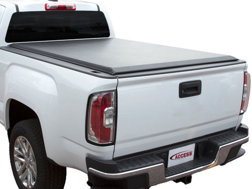 The Access 32209 Lite Rider Roll-Up Tonneau Cover protects your truck bed from water, snow, and dust while offering quick access with its twist-dial release system. The dual side latching ensures secure locking, and the built-in tension adjuster provides a precise fit. Designed for easy installation without drilling, this durable vinyl cover enhances truck bed security and functionality, making it a reliable choice for all-weather protection.
