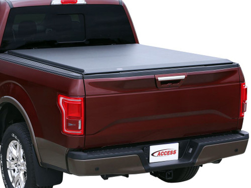 The Access 31019 Lite Rider Roll-Up Tonneau Cover provides durable protection against water, snow, and dust while allowing easy truck bed access. Its twist-dial release system ensures quick rolling, and dual side latches offer secure locking. The built-in tension adjuster fine-tunes the fit with a simple dial turn. Made from high-quality vinyl, this roll-up tonneau cover is easy to install and backed by a limited lifetime warranty. Designed for convenience and durability, it enhances security and protects cargo in all weather conditions.