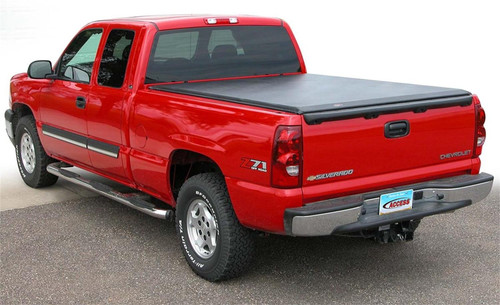 The Access 22189 Limited Edition Roll-Up Tonneau Cover by Agri-Cover provides superior truck bed protection from water, snow, and dust. Its twist-dial release system ensures easy roll-up, while the dual-side latching mechanism offers security. A built-in tension adjuster allows for a precise fit. Designed for hassle-free installation, this roll-up tonneau cover enhances durability and convenience, backed by a limited lifetime warranty.