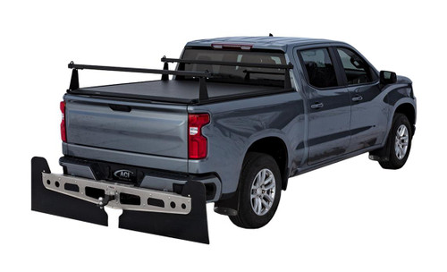 The Access Adarac Bed Racks 4005598 provide a durable and convenient cargo management solution for truck owners. Featuring ADARAC™ Aluminum Uprights with a matte black finish, this 12-inch vertical pro kit includes two uprights and a 66-inch cross bar. Designed to mount securely into stake pocket holes, it extends across the truck bed for enhanced load support. Compatible with cargo channel systems and standard Fleetside steel beds, this truck bed rack is easy to remove or reposition as needed, making it ideal for transporting ladders, pipes, and oversized cargo.