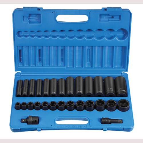 Grey Pneumatic 1328RD 1/2" Drive 28 Pc. Standard/Deep Set