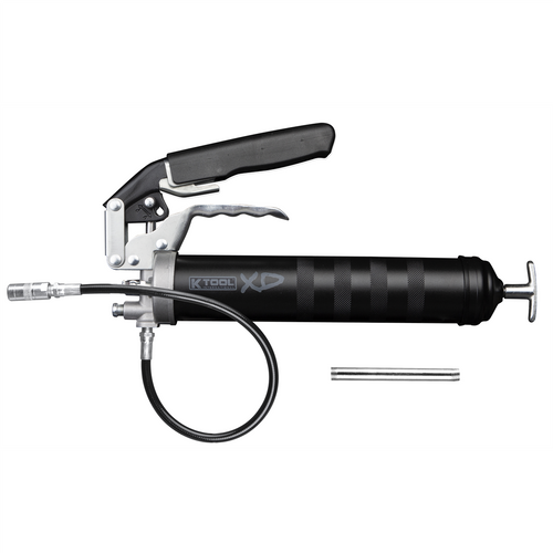 K Tool 2-in-1 Grease Gun with Hose & Steel Extension (G77RF-18-N)