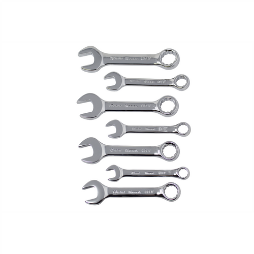 K Tool Metric Short Combination Wrench Set, 7 Pc, 12 Pt (41700)