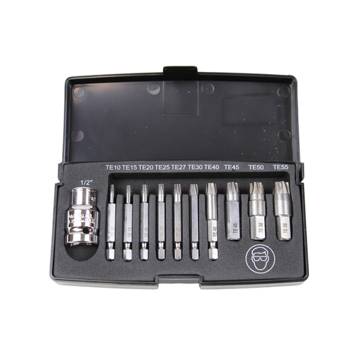 K Tool Damaged Torx Screw Extractor Set 11‑Piece (BTK42‑11TS)