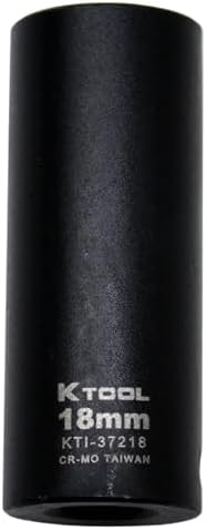 K Tool Insulated Socket – 6 Point, 3/8" Drive, 18 mm (ISR2218)