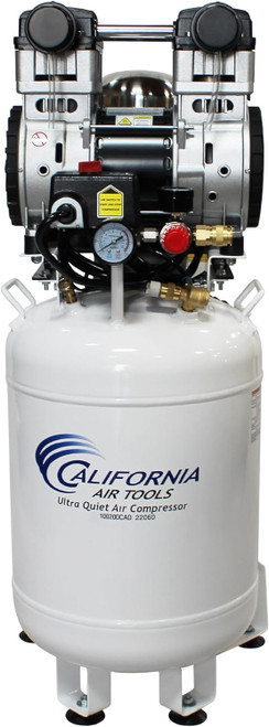 Flexzilla FXS10V080V1 Air Compressor w/ Silencer, 10 HP, 80 Gal, 1