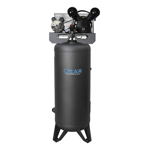 The California Air Tools 60037BD continuous run 3.7 HP air compressor delivers up to 8 hours of runtime at 90 PSI with a 60-gallon steel tank. Ideal for industrial air tools, it offers 11.5 CFM at 90 PSI and supports 208V–230V single-phase power.