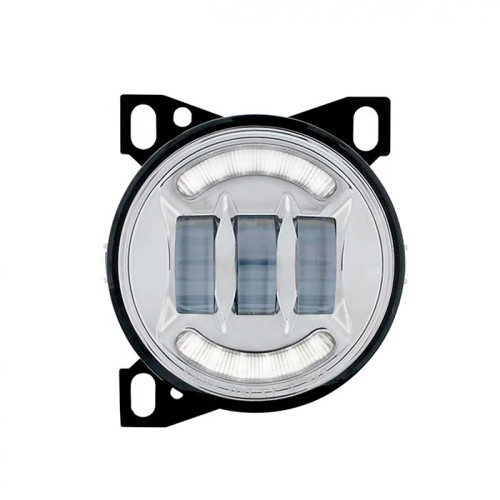 Haizer USA Chrome Passenger LED Fog/Driving Light Assem. (HZR-6304P-C) by JB Tools