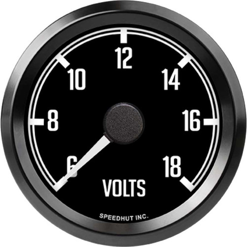Speedhut 2-5/8" Classic 6-18V Volt Gauge - JDM Datsun Z (L25-V1-DATZ) by JB Tools