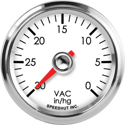 Speedhut 2-1/16" 30-0in/hg Vacuum Gauge (L2-VC1-LEG) by JB Tools
