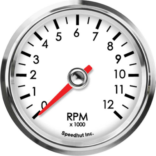 Speedhut 2-5/8" 12K RPM Tachometer (L25-TC5-LEG) by JB Tools