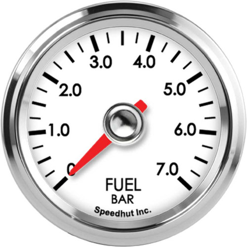 Speedhut 2-1/16" 0-7.0 Bar Fuel Pressure Gauge (L2-FP7-LEG) by JB Tools