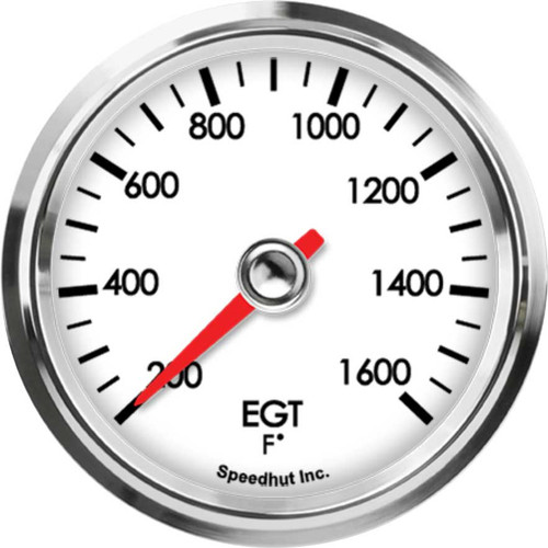 Speedhut 2-5/8" 200-1600F EGT Temp Gauge (L25-ET1-LEG) by JB Tools