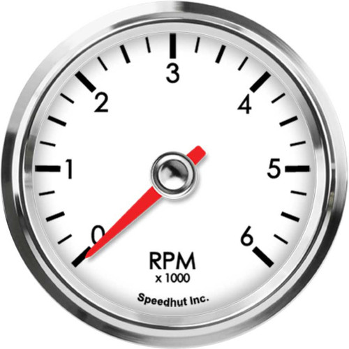 Speedhut 2-5/8" 6K RPM Diesel Tachometer (L25-TC7-LEG) by JB Tools