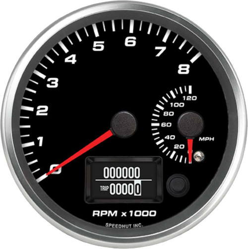 Speedhut 4-1/2" 8K Tachometer / 120 mph GPS Speedometer (R45-DS14-REV) by JB Tools