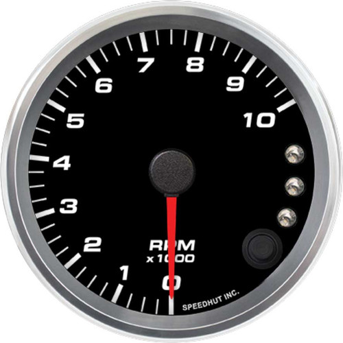 Speedhut 3-3/8" 10K RPM Shift-light Tachometer (R3-TC4-REV) by JB Tools