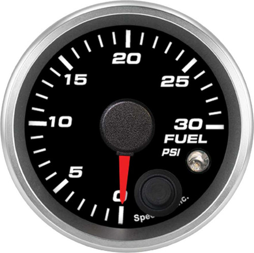 Speedhut 2-1/16" 0-30 PSI Fuel Pressure Gauge w/ Warning (R2-FP2-REV) by JB Tools