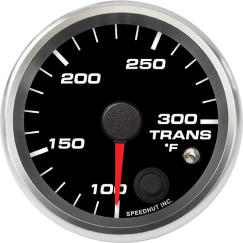 Speedhut 2-5/8" 100-300F Trans Temp Gauge w/ Warning (R25-TT1-REV) by JB Tools