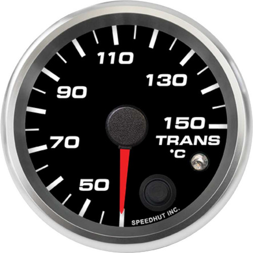 Speedhut 2-5/8" 40-150C Trans Temp Gauge w/ Warning (R25-TT3-REV) by JB Tools