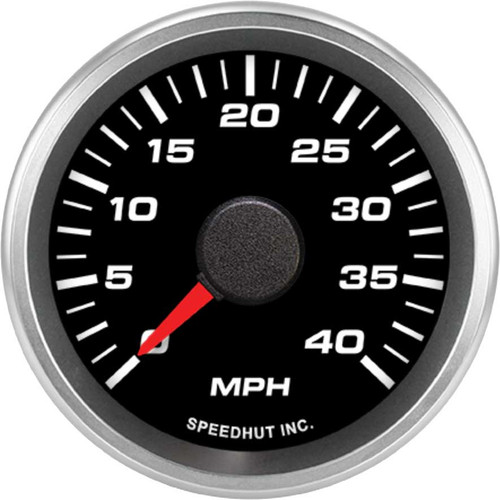 Speedhut 2-1/16" 40 mph GPS Speedometer (R2-S23-REV) by JB Tools