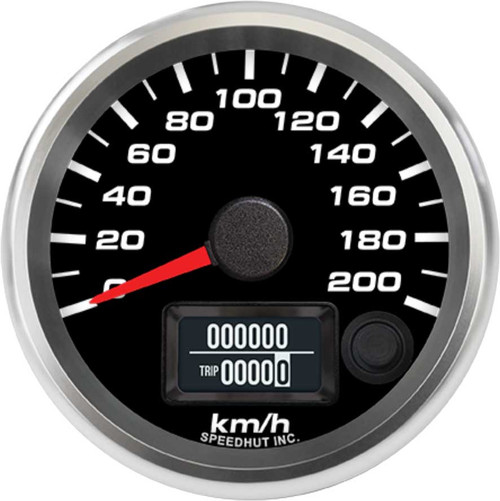 Speedhut 2-5/8" 200 km/h GPS Speedometer (R25-S2-REV) by JB Tools