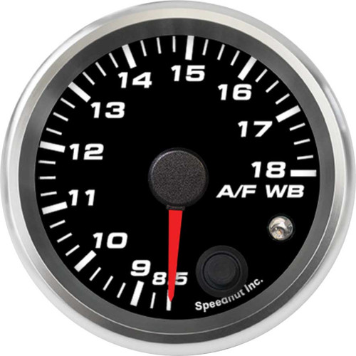 Speedhut 2-5/8" AEM Air/Fuel 8.5-18 Gauge w/ Warning (R25-WB3-REV) by JB Tools