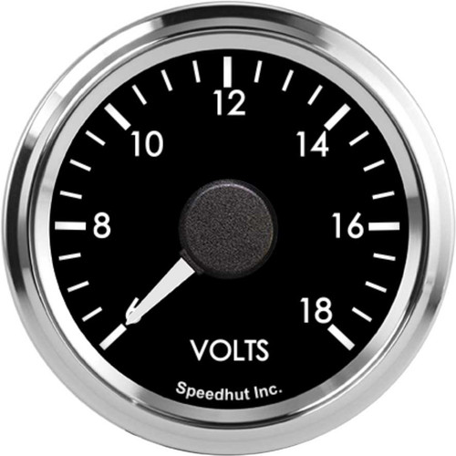 Speedhut 2-1/16" Cobra 6-18V Volt Gauge (L2-V1-COB) by JB Tools