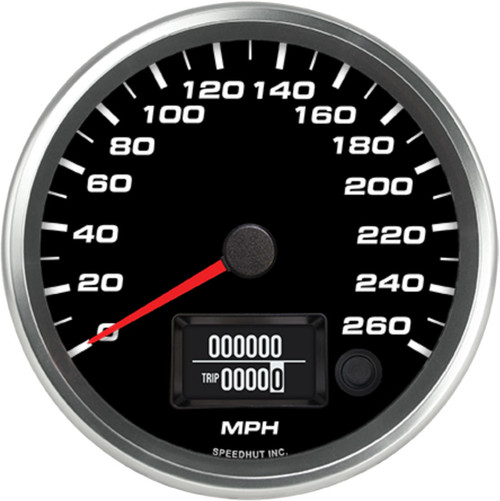 Speedhut 4-1/2" 260 mph GPS Speedometer (R45-S30-REV) by JB Tools