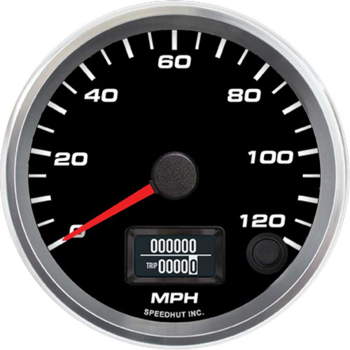 Speedhut 3-3/8" 120mph Speedometer w/Signal and High Beam (R3-S1T-REV) by JB Tools