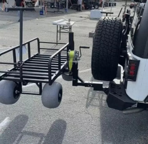 Great Day Hitch-N-Go Cart w/ Beach Tires (HNGC-350 BT) by JB Tools