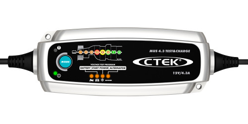 CTEK MUS 4.3 Test & Charger 12V 4.3A Battery Charger 56-959 for testing and charging car batteries