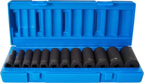 Grey Pneumatic 3/8" Drive 12-Piece Deep Set (1213D)