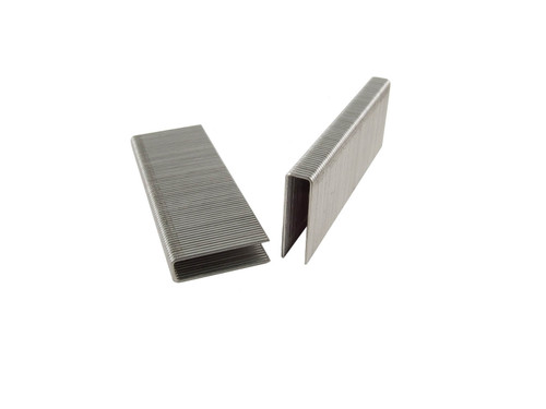 The B&C Eagle SDM112SS-2M 1-1/2-Inch x 7/16-Inch Medium Crown 16 Gauge S304 Stainless Steel Construction Staples offer corrosion-resistant durability for interior and exterior projects. Designed for 7/16-inch medium crown staplers (Senco style), these staples suit cedar shingles, fencing, treated lumber, and more. The 2,000-count reclosable box protects staples during storage, ensuring reliable performance for various construction and woodworking tasks.