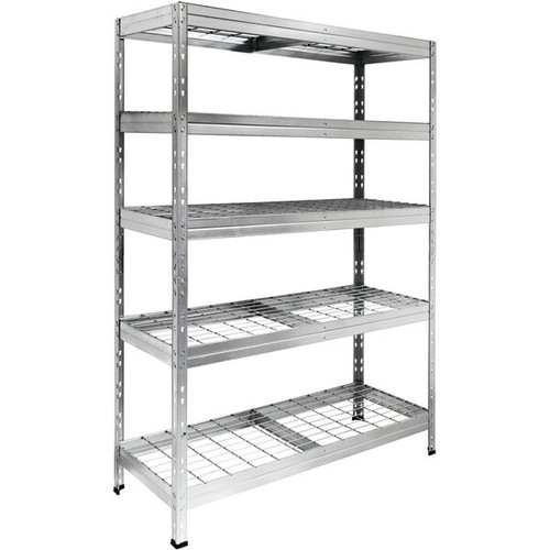 AR Shelving 47.2"x18"x71" 5-Tier Wire Deck Shelf (TRM18S502KHGDZUS0) by JB Tools