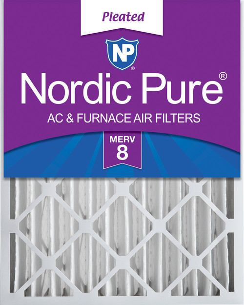 One Pack Nordic Pure 16x24x4 Pleated MERV 8 Air Filter boxed 16x24x4M8-1