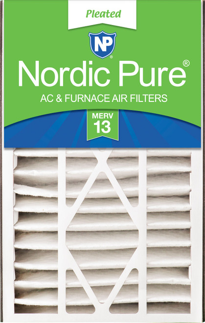 Single Pack Nordic Pure Air Bear 16x25x5 Replacement 266649-105 MERV 13 Air Filter front view 16x25x5ABM13-1