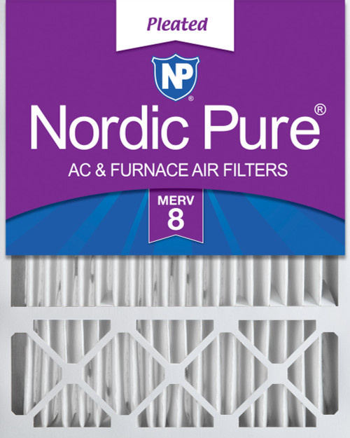 One Pack Nordic Pure 20x25x5 Honeywell/Lennox Replacement MERV 8 Air Filter single box 20x25x5HM8-1
