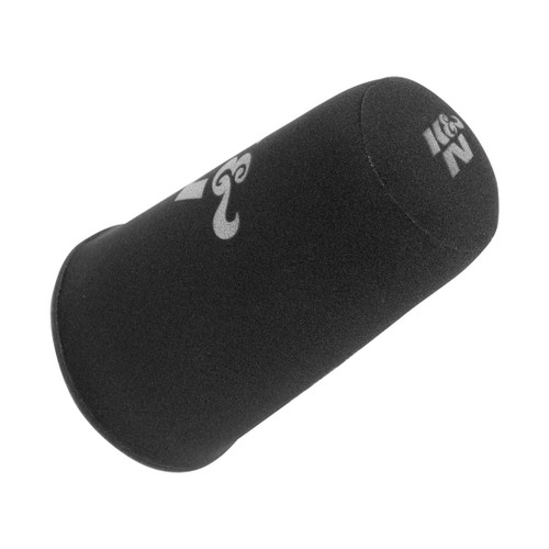 A black foam pad with a K&N logo is intended for use with K&N Filters Extreme Duty Precleaner Wrap.