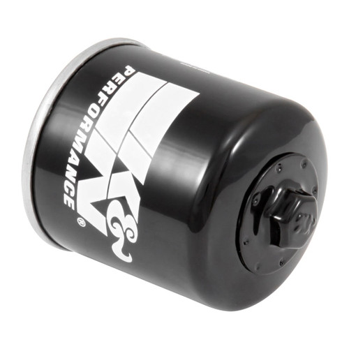 A K&N oil filter for Honda enhances performance in Honda Powersports.